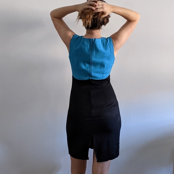 1980's Colour Block Dress Set - Picture 9 of 9